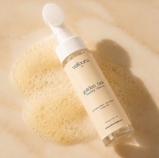 GOLDEN FADE foaming cleanser